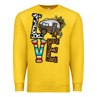 Lemon love caravan Premium Sweatshirt - CowhideDigitalArt