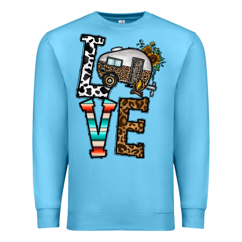 Love Caravan Premium Sweatshirt by CowhideDigitalArt | Teevron