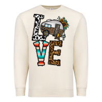 Sandshell love caravan Premium Sweatshirt - CowhideDigitalArt