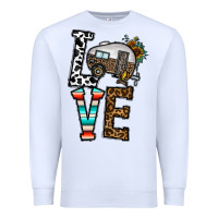White love caravan Premium Sweatshirt - CowhideDigitalArt