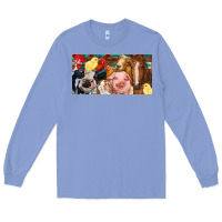 Colony Blue Farm animals with aztec Long Sleeve Tee - RanaPortraitStore