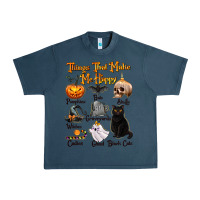 Midnight Navy Things That Make Me Happy Urban Heavy Tee - texasbilliewilder