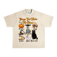 Sandshell Things That Make Me Happy Urban Heavy Tee - texasbilliewilder