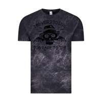 Cloud Black hunter s thompson  fear and loathing in las vegas rare to die Vintage Tee - DesigneFamous
