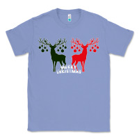 Colony Blue Merry Christmas Reindeer Classic Tee - Bettercallsaul
