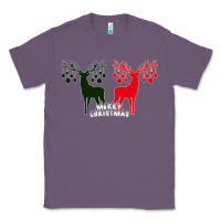 Lavender Merry Christmas Reindeer Classic Tee - Bettercallsaul