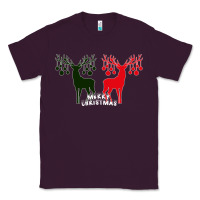 Plum Merry Christmas Reindeer Classic Tee - Bettercallsaul