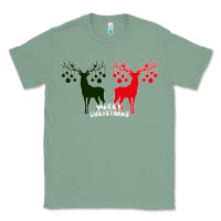 Sage Merry Christmas Reindeer Classic Tee - Bettercallsaul
