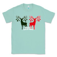 Seafoam Merry Christmas Reindeer Classic Tee - Bettercallsaul