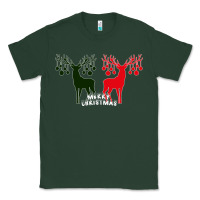 Sports Green Merry Christmas Reindeer Classic Tee - Bettercallsaul