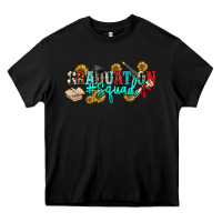 Black graduation squad Heavy Core Tee - NancyCooperArtShop