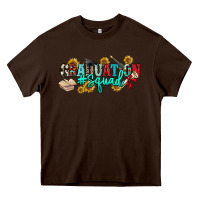Chocolate Brown graduation squad Heavy Core Tee - NancyCooperArtShop