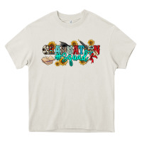 Cream graduation squad Heavy Core Tee - NancyCooperArtShop