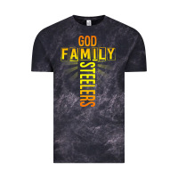 Cloud Black god family steeler shirt father's day gift tee t shirt Vintage Tee - DesigneFamous