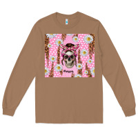 Toasted Coconut skull mom pink glitter with daisy Long Sleeve Tee - TumblerDesignByShophia
