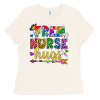 Bone Free Nurse Hugs Pride LGBTQ+ Ladies Tee - BundleAndBundleShop