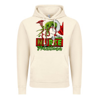 Vintage Artic Christmas Character Nurse Vintage Hoodie - NancyCooperArtShop