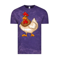 Cloud Purple cute chicken Vintage Tee - texasbilliewilder