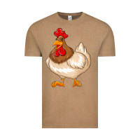 Vintage Coffee cute chicken Vintage Tee - texasbilliewilder