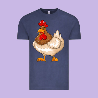 Cute Chicken Vintage Tee Designed By Texasbilliewilder