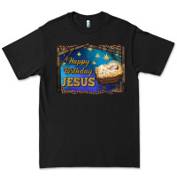 Black happy birthday jesus Premium Tee - RanaPortraitStore