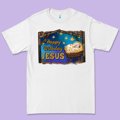 Happy Birthday Jesus Premium Tee Designed By Ranaportraitstore