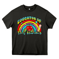 Asphalt educator of tiny humans Heavy Core Tee - NancyCooperArtShop