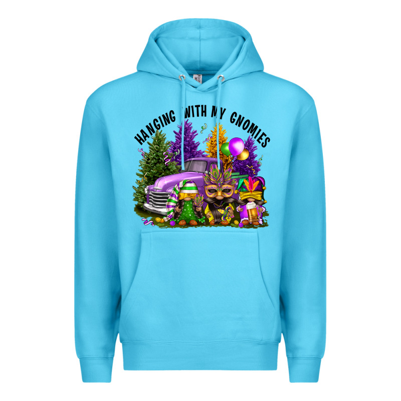 Mardi Gras Hanging With My Gnomies Premium Hoodie by FaDigitalArtStudio | Teevron