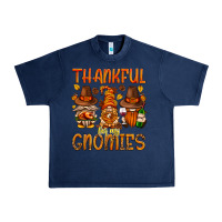 Navy thankful for my gnomies Urban Heavy Tee - NancyCooperArtShop