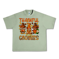 Oil Green thankful for my gnomies Urban Heavy Tee - NancyCooperArtShop