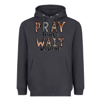 Smoke Pray Trust Wait Repeat Heavyweight Hoodie - CowhideDigitalArt