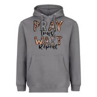 Storm Pray Trust Wait Repeat Heavyweight Hoodie - CowhideDigitalArt