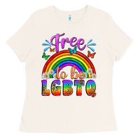 Bone Western Free To Be Lgbtq Ladies Tee - BundleAndBundleShop