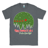 Charcoal Heather Merry Christmas To All To All A Good Night Classic Tee - Bettercallsaul