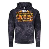 Cloud Black Thanksgiving Cooking Crew Vintage Hoodie - texasbilliewilder