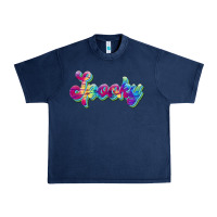 Navy spooky Urban Heavy Tee - JahusDesignShop