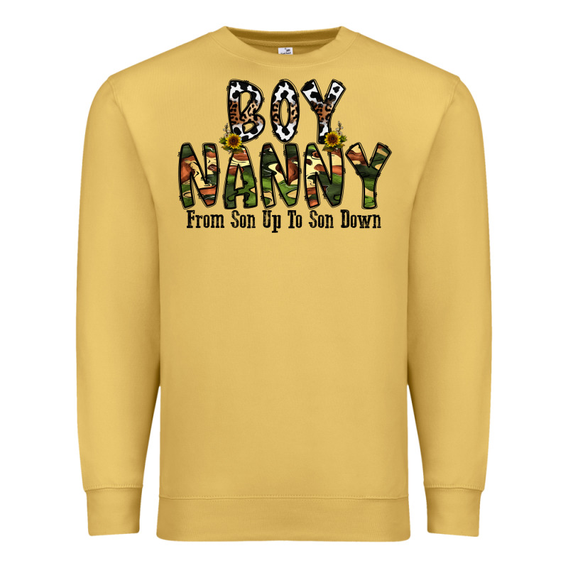 Boy Nanny From Son Up To Son Down Premium Sweatshirt by CowhideDigitalArt | Teevron