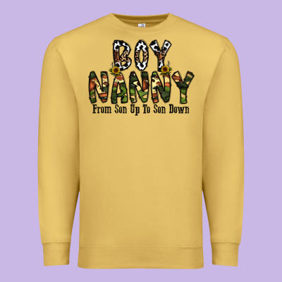 Boy Nanny From Son Up To Son Down Premium Sweatshirt Designed By Cowhidedigitalart