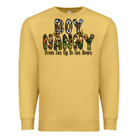 Antique Gold boy nanny from son up to son down Premium Sweatshirt - CowhideDigitalArt