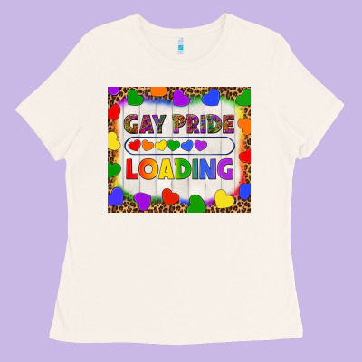 Gay Pride Loading Lgbtq Tumbler Ladies Tee Designed By Bundleandbundleshop