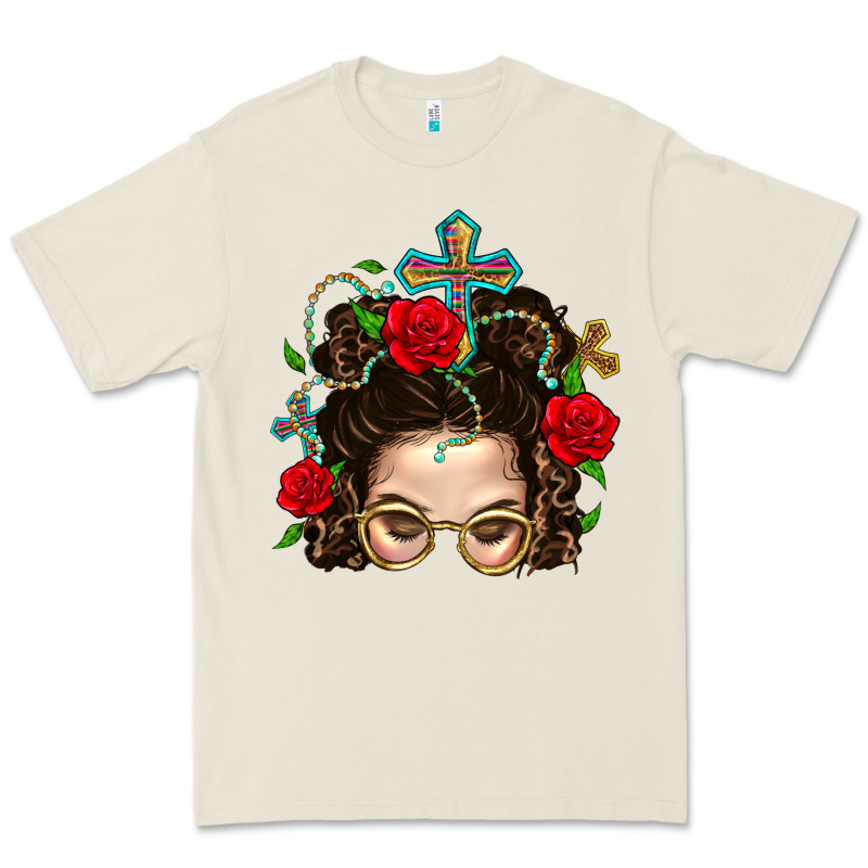 Messy Bun Mom Faith And Rose Premium Tee by BundleAndBundleShop | Teevron