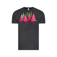 Vintage Black christmas tress with lights Vintage Tee - texasbilliewilder