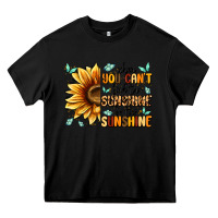 Black when you can't find the sunshine be the sunshine Heavy Core Tee - MaliasSmallBusiness