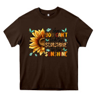 Chocolate Brown when you can't find the sunshine be the sunshine Heavy Core Tee - MaliasSmallBusiness