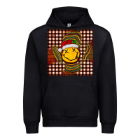 Black Christmas smiley face Urban Hoodie - BarkalooDesign