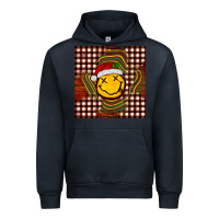 Navy Christmas smiley face Urban Hoodie - BarkalooDesign