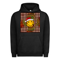Pigment Black Christmas smiley face Urban Hoodie - BarkalooDesign