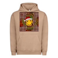 Pigment Burro Christmas smiley face Urban Hoodie - BarkalooDesign