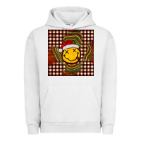 Pigment Lunar Rock Christmas smiley face Urban Hoodie - BarkalooDesign
