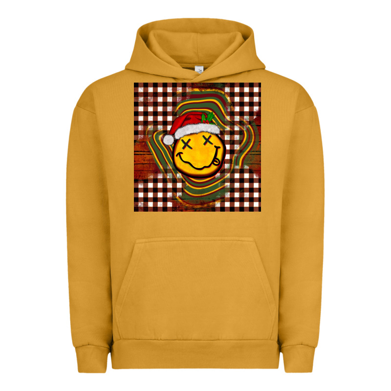 Christmas Smiley Face Urban Hoodie by BarkalooDesign | Teevron